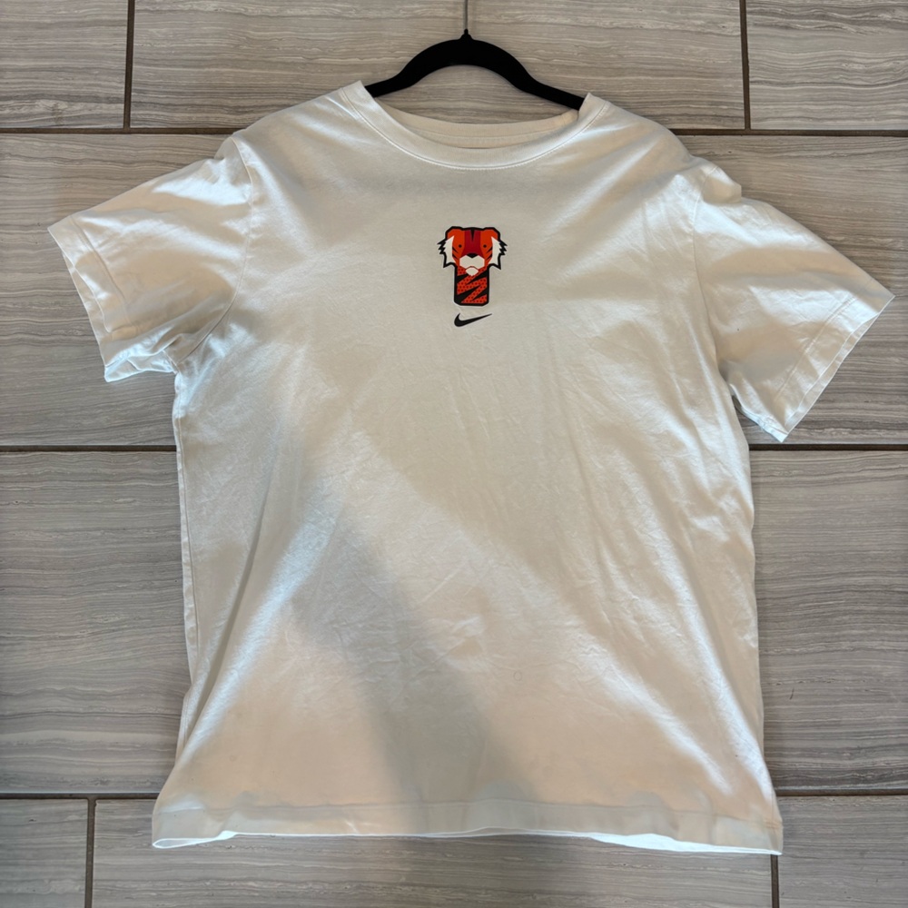 Nike Tiger Woods White Short Sleeve Tee